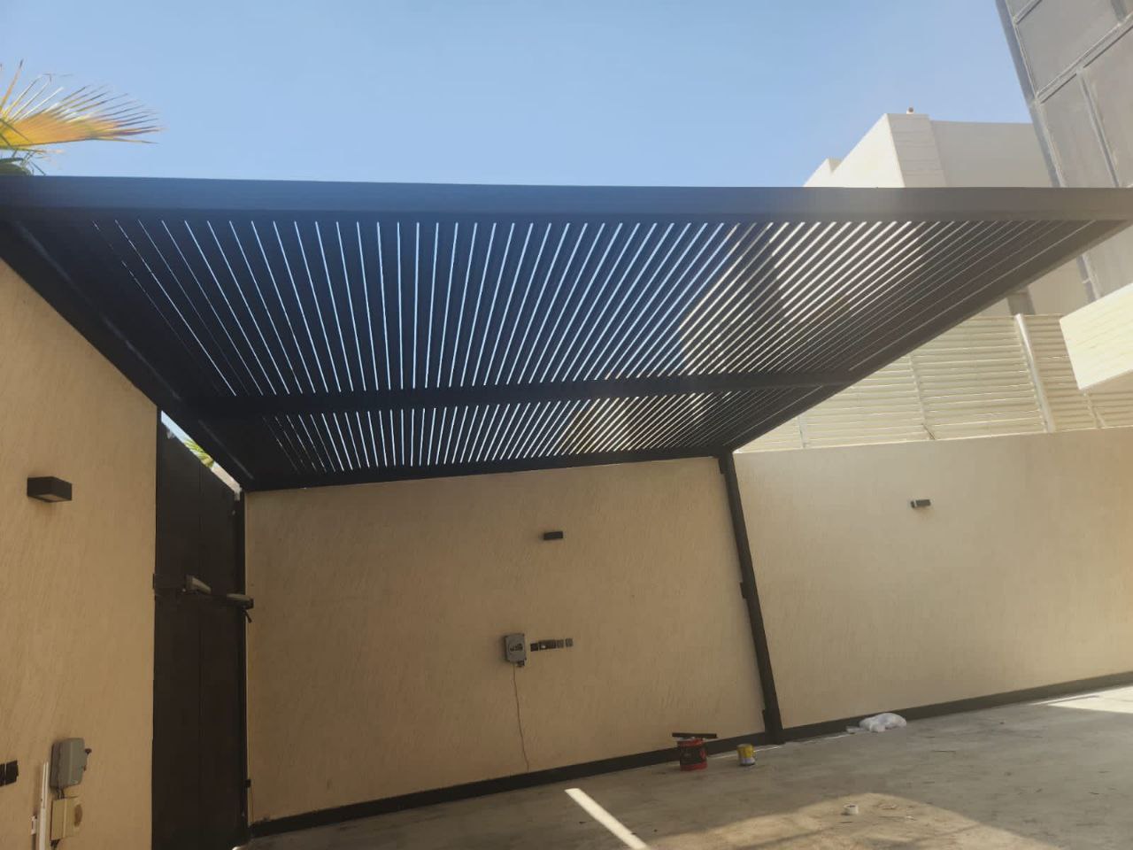 برجولات مع نوافير مائية