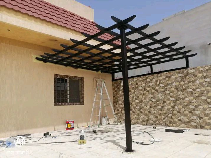 برجولات للمساحات السداسية